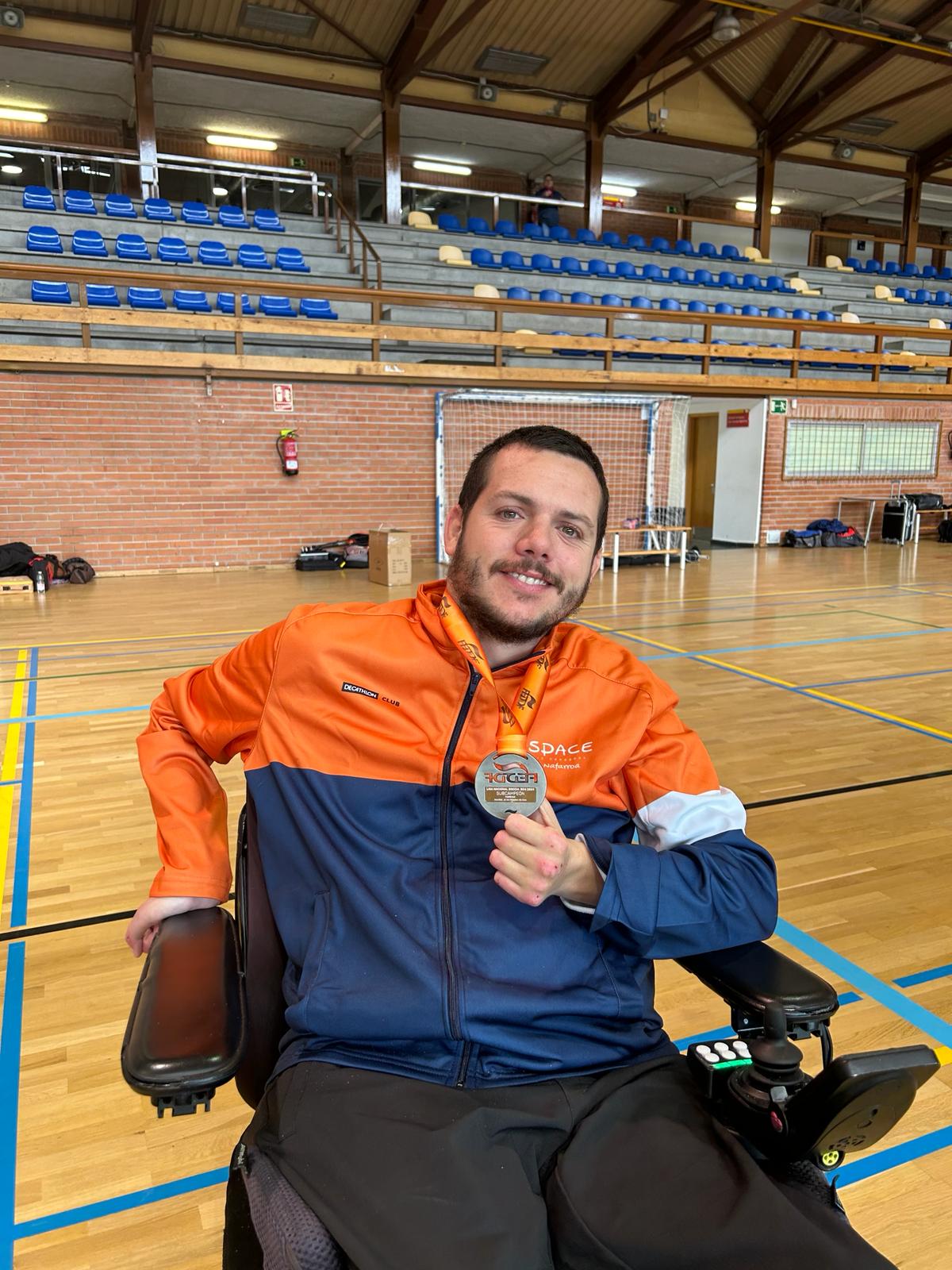Borja Ayechu, subcampe&oacute;n de Liga Nacional por parejas en boccia (BC4)